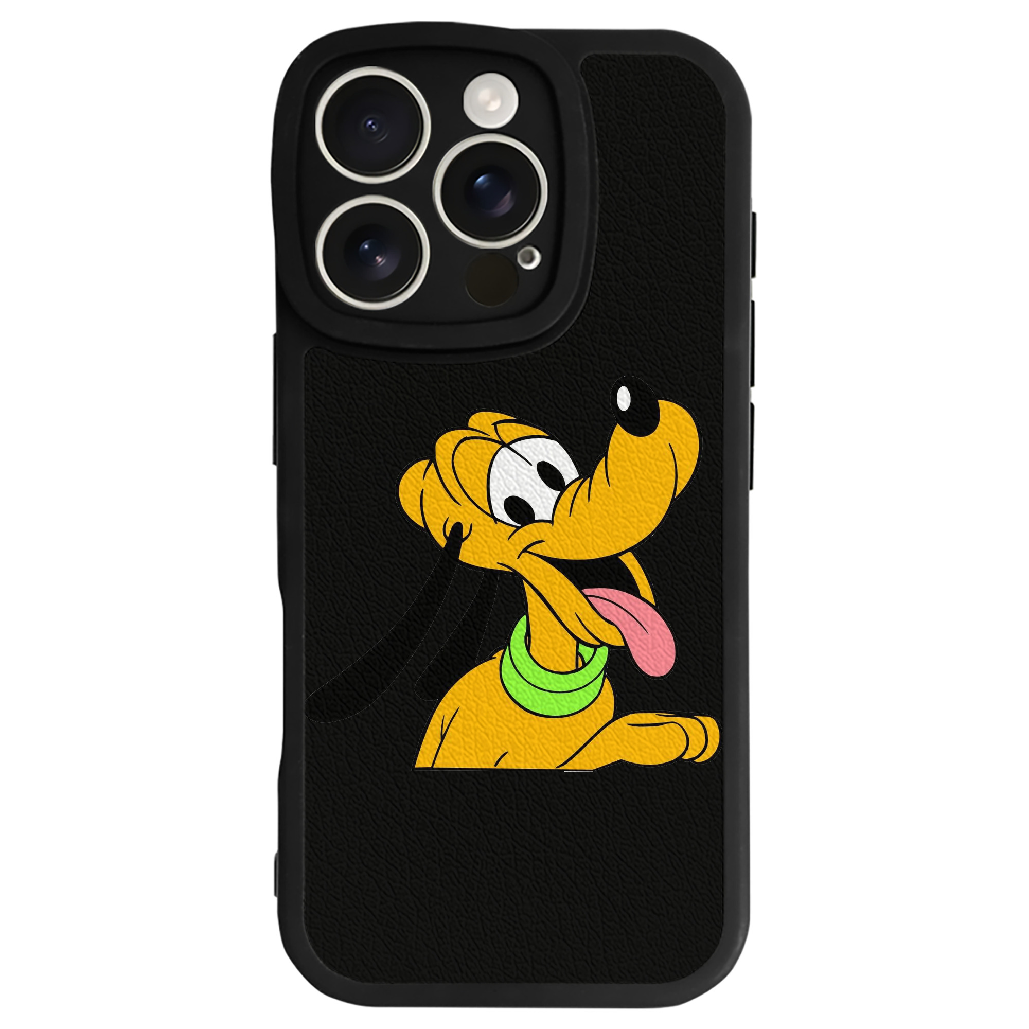 （画像用） ミッキーマウス Mickey Mouse 【iPhone 16シリーズ対応】シリコンスマホケース（レザー調） 材質：シリコン